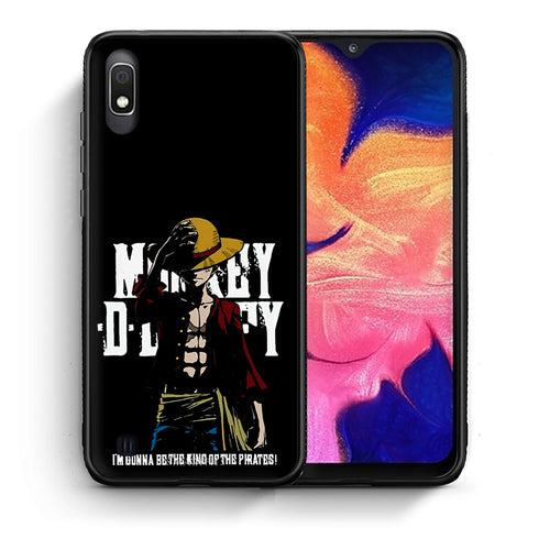 Θήκη Samsung A10 Pirate King από τη Smartfits με σχέδιο στο πίσω μέρος και μαύρο περίβλημα | Samsung A10 Pirate King case with colorful back and black bezels