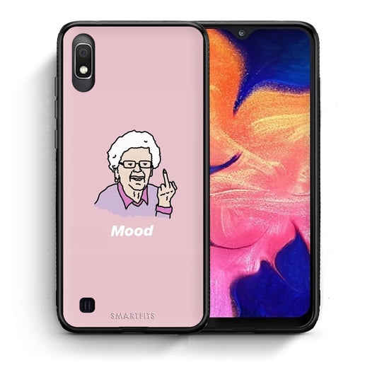 Θήκη Samsung A10 Mood PopArt από τη Smartfits με σχέδιο στο πίσω μέρος και μαύρο περίβλημα | Samsung A10 Mood PopArt case with colorful back and black bezels