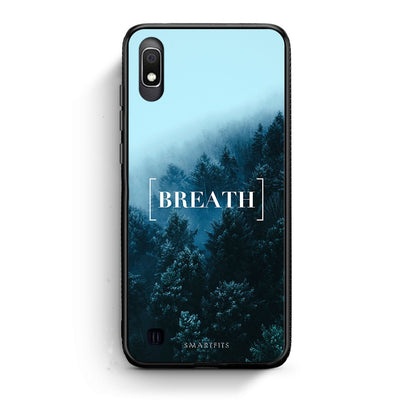 4 - Samsung A10 Breath Quote case, cover, bumper