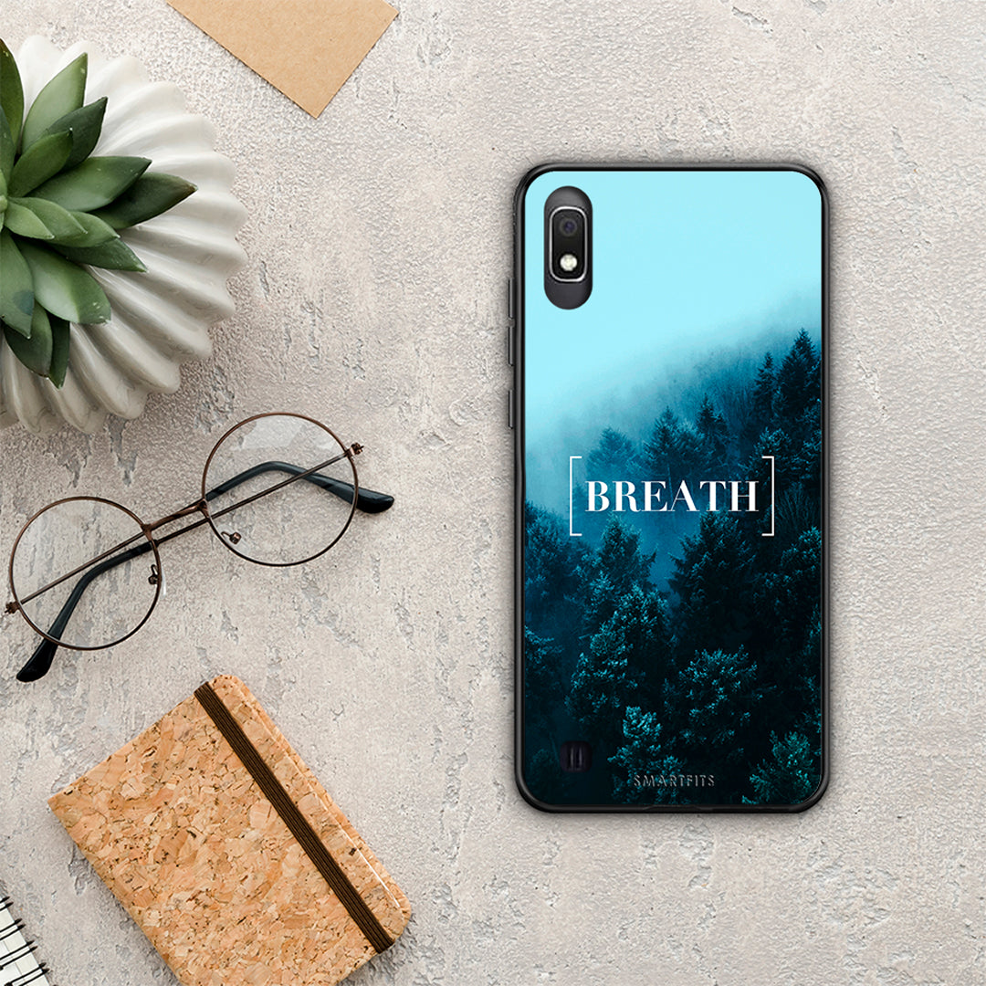Quote Breath - Samsung Galaxy A10 θήκη