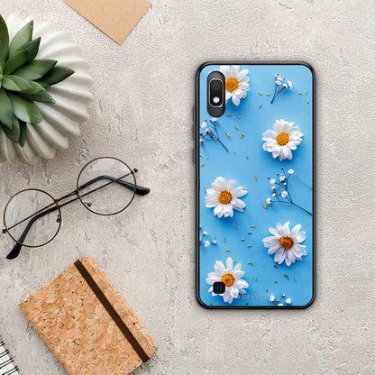 Real Daisies - Samsung Galaxy A10 θήκη