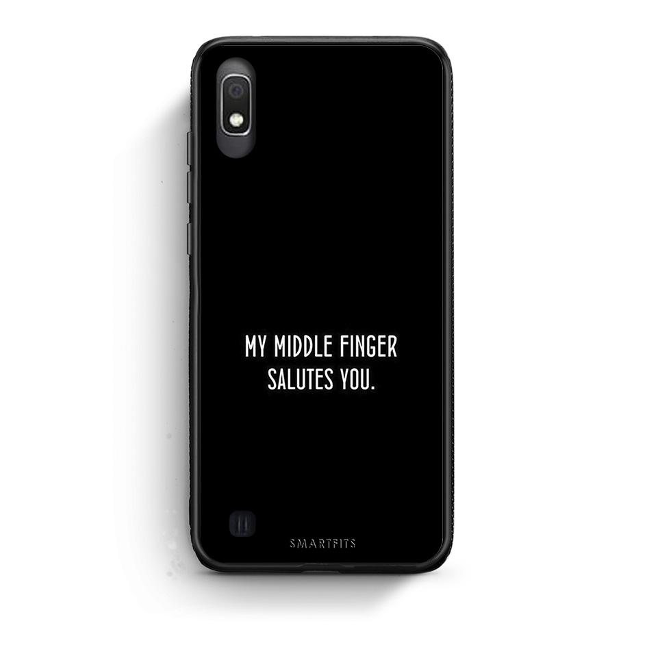 Samsung A10 Salute θήκη από τη Smartfits με σχέδιο στο πίσω μέρος και μαύρο περίβλημα | Smartphone case with colorful back and black bezels by Smartfits