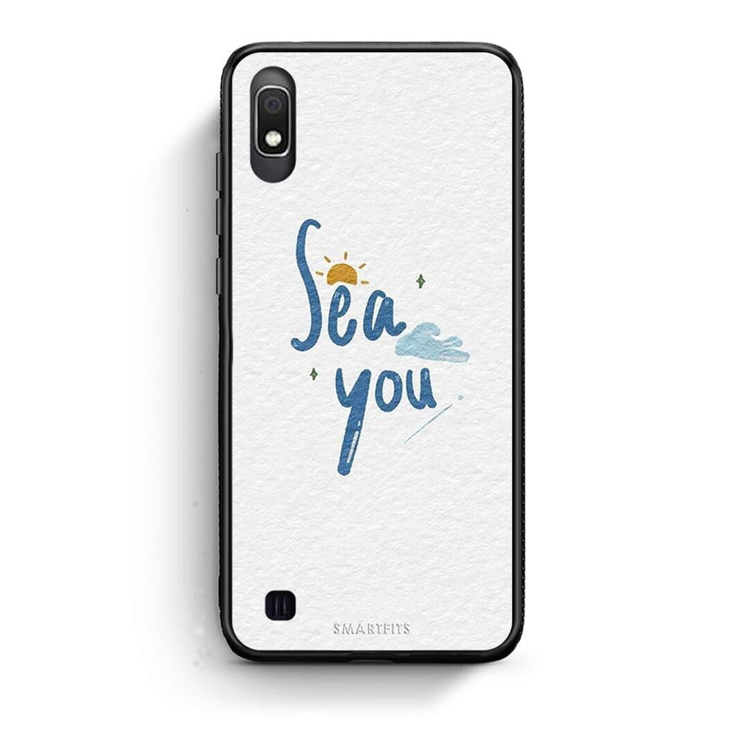 Samsung A10 Sea You Θήκη από τη Smartfits με σχέδιο στο πίσω μέρος και μαύρο περίβλημα | Smartphone case with colorful back and black bezels by Smartfits