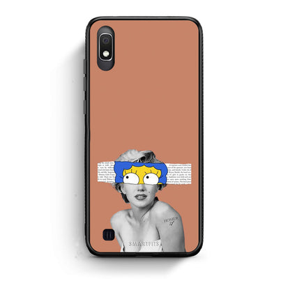 Samsung A10 Sim Merilyn θήκη από τη Smartfits με σχέδιο στο πίσω μέρος και μαύρο περίβλημα | Smartphone case with colorful back and black bezels by Smartfits
