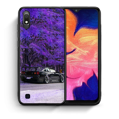 Θήκη Αγίου Βαλεντίνου Samsung A10 Super Car από τη Smartfits με σχέδιο στο πίσω μέρος και μαύρο περίβλημα | Samsung A10 Super Car case with colorful back and black bezels