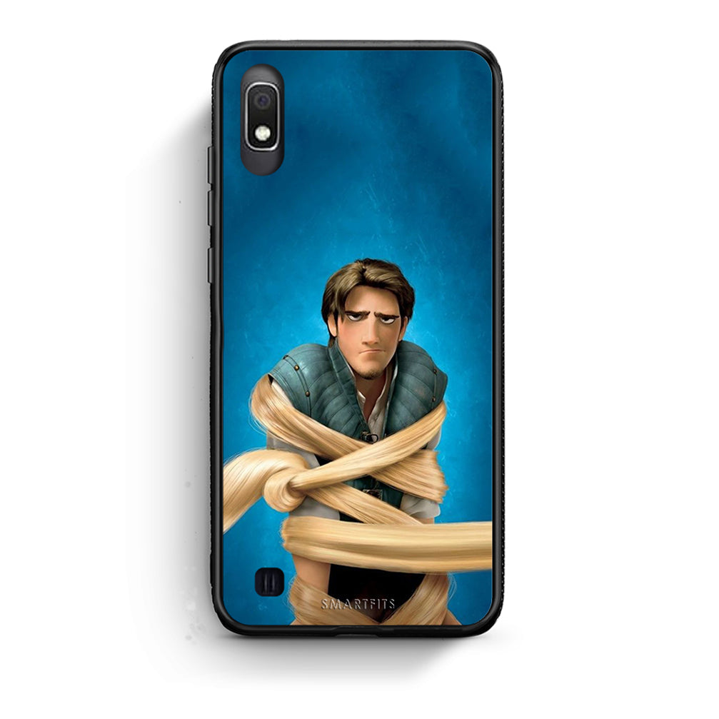 Samsung A10 Tangled 1 Θήκη Αγίου Βαλεντίνου από τη Smartfits με σχέδιο στο πίσω μέρος και μαύρο περίβλημα | Smartphone case with colorful back and black bezels by Smartfits