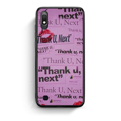Samsung A10 Thank You Next Θήκη Αγίου Βαλεντίνου από τη Smartfits με σχέδιο στο πίσω μέρος και μαύρο περίβλημα | Smartphone case with colorful back and black bezels by Smartfits