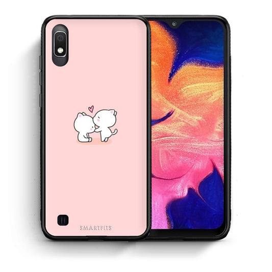 Θήκη Samsung A10 Love Valentine από τη Smartfits με σχέδιο στο πίσω μέρος και μαύρο περίβλημα | Samsung A10 Love Valentine case with colorful back and black bezels