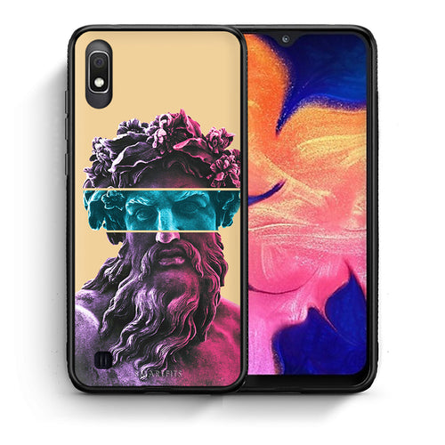 Θήκη Αγίου Βαλεντίνου Samsung A10 Zeus Art από τη Smartfits με σχέδιο στο πίσω μέρος και μαύρο περίβλημα | Samsung A10 Zeus Art case with colorful back and black bezels