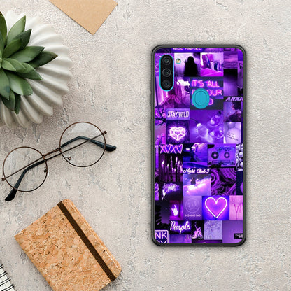 Collage Stay Wild - Samsung Galaxy A11 / M11 θήκη