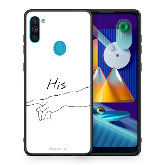 Θήκη Αγίου Βαλεντίνου Samsung A11 / M11 Aeshetic Love 2 από τη Smartfits με σχέδιο στο πίσω μέρος και μαύρο περίβλημα | Samsung A11 / M11 Aeshetic Love 2 case with colorful back and black bezels