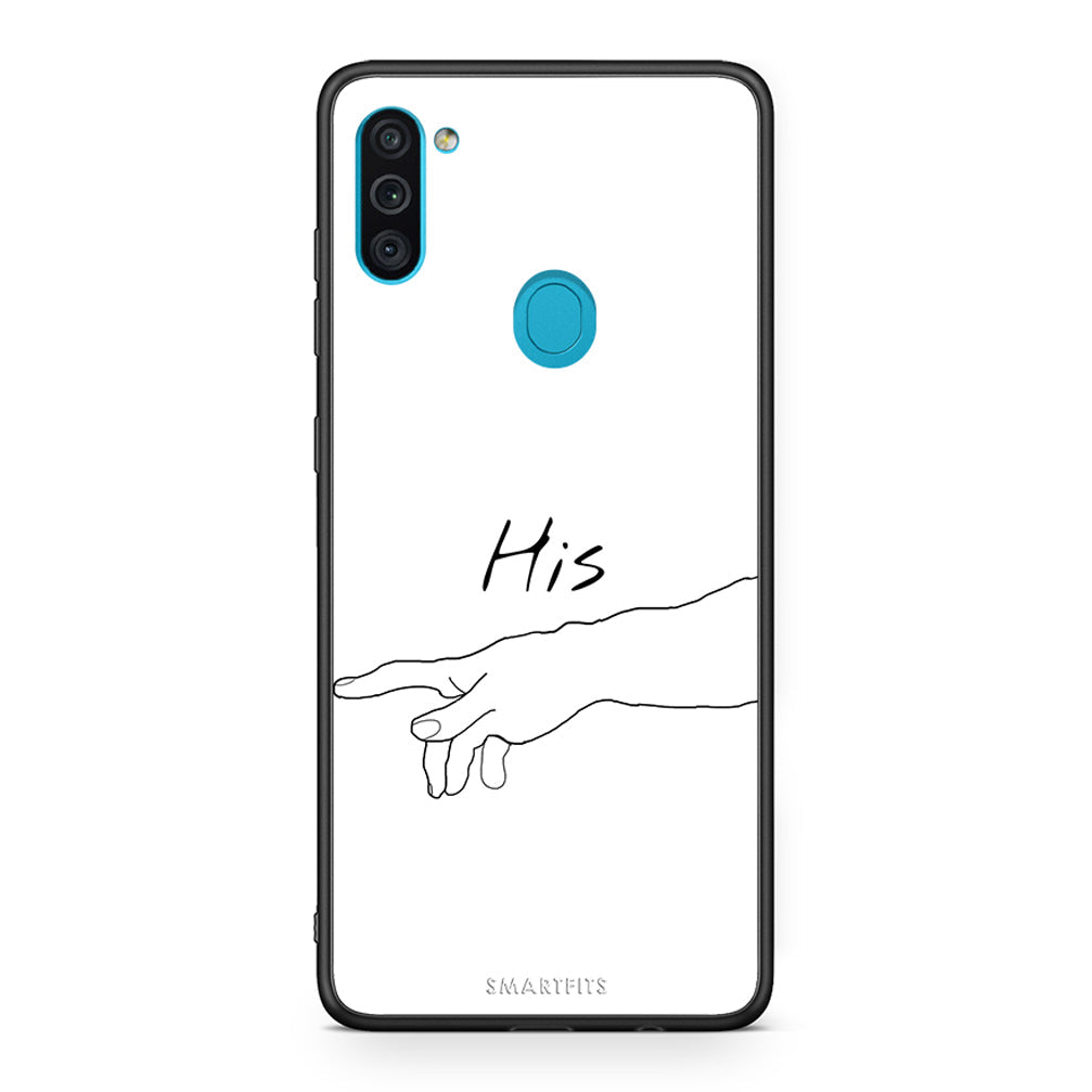 Samsung A11 / M11 Aeshetic Love 2 Θήκη Αγίου Βαλεντίνου από τη Smartfits με σχέδιο στο πίσω μέρος και μαύρο περίβλημα | Smartphone case with colorful back and black bezels by Smartfits