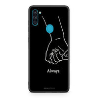 Thumbnail for Samsung A11 / M11 Always & Forever 1 Θήκη Αγίου Βαλεντίνου από τη Smartfits με σχέδιο στο πίσω μέρος και μαύρο περίβλημα | Smartphone case with colorful back and black bezels by Smartfits