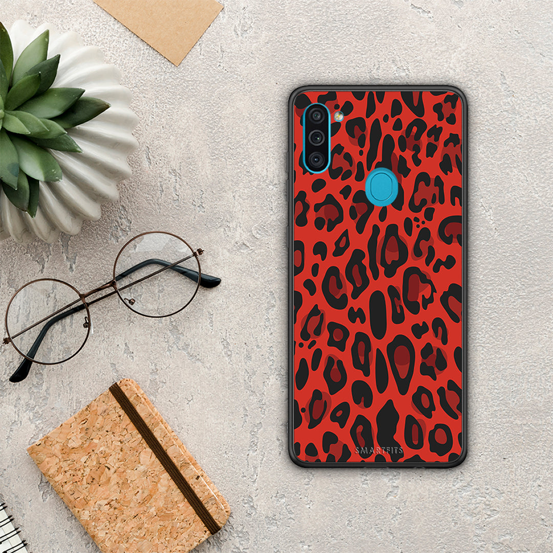 Animal Red Leopard - Samsung Galaxy A11 / M11 θήκη