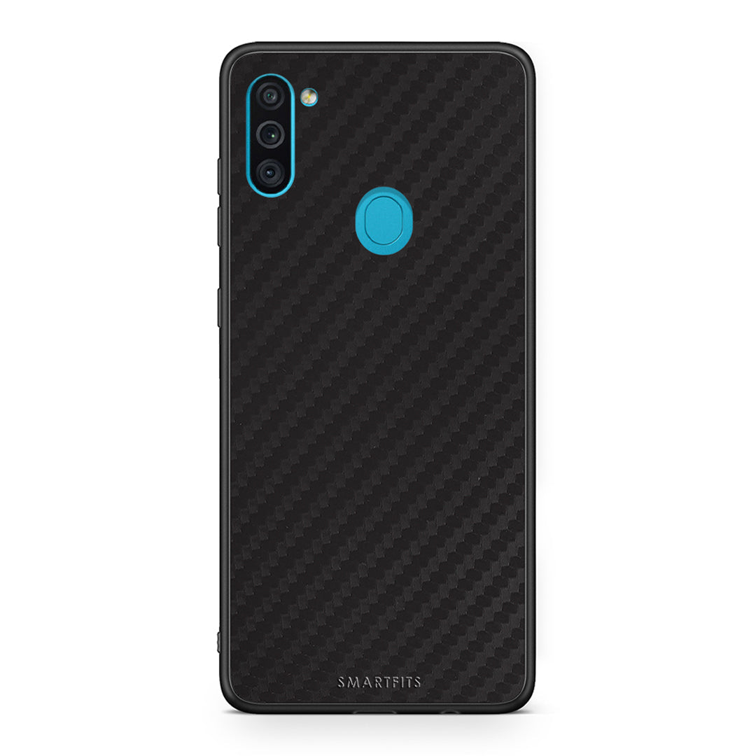 Samsung A11/M11 Carbon Black θήκη από τη Smartfits με σχέδιο στο πίσω μέρος και μαύρο περίβλημα | Smartphone case with colorful back and black bezels by Smartfits