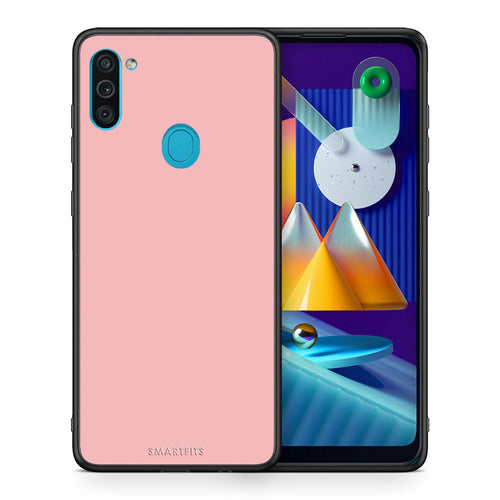 Θήκη Samsung A11/M11 Nude Color από τη Smartfits με σχέδιο στο πίσω μέρος και μαύρο περίβλημα | Samsung A11/M11 Nude Color case with colorful back and black bezels