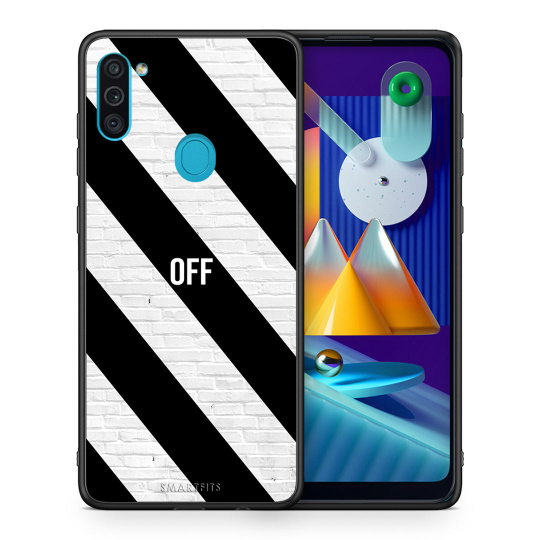 Θήκη Samsung A11/M11 Get Off από τη Smartfits με σχέδιο στο πίσω μέρος και μαύρο περίβλημα | Samsung A11/M11 Get Off case with colorful back and black bezels