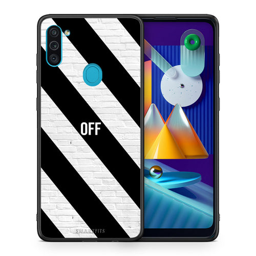 Θήκη Samsung A11/M11 Get Off από τη Smartfits με σχέδιο στο πίσω μέρος και μαύρο περίβλημα | Samsung A11/M11 Get Off case with colorful back and black bezels