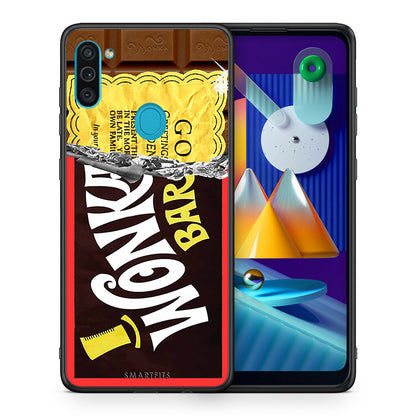 Θήκη Samsung A11/M11 Golden Ticket από τη Smartfits με σχέδιο στο πίσω μέρος και μαύρο περίβλημα | Samsung A11/M11 Golden Ticket case with colorful back and black bezels