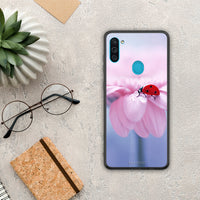 Thumbnail for Ladybug Flower - Samsung Galaxy A11 / M11 θήκη