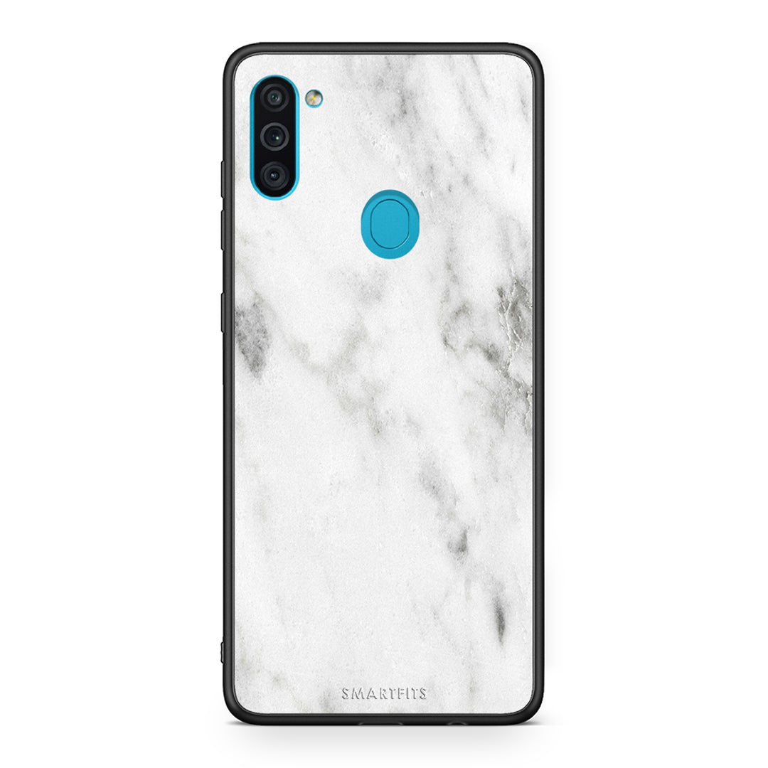 2 - Samsung A11/M11 White marble case, cover, bumper