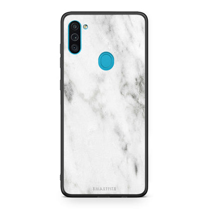 2 - Samsung A11/M11 White marble case, cover, bumper