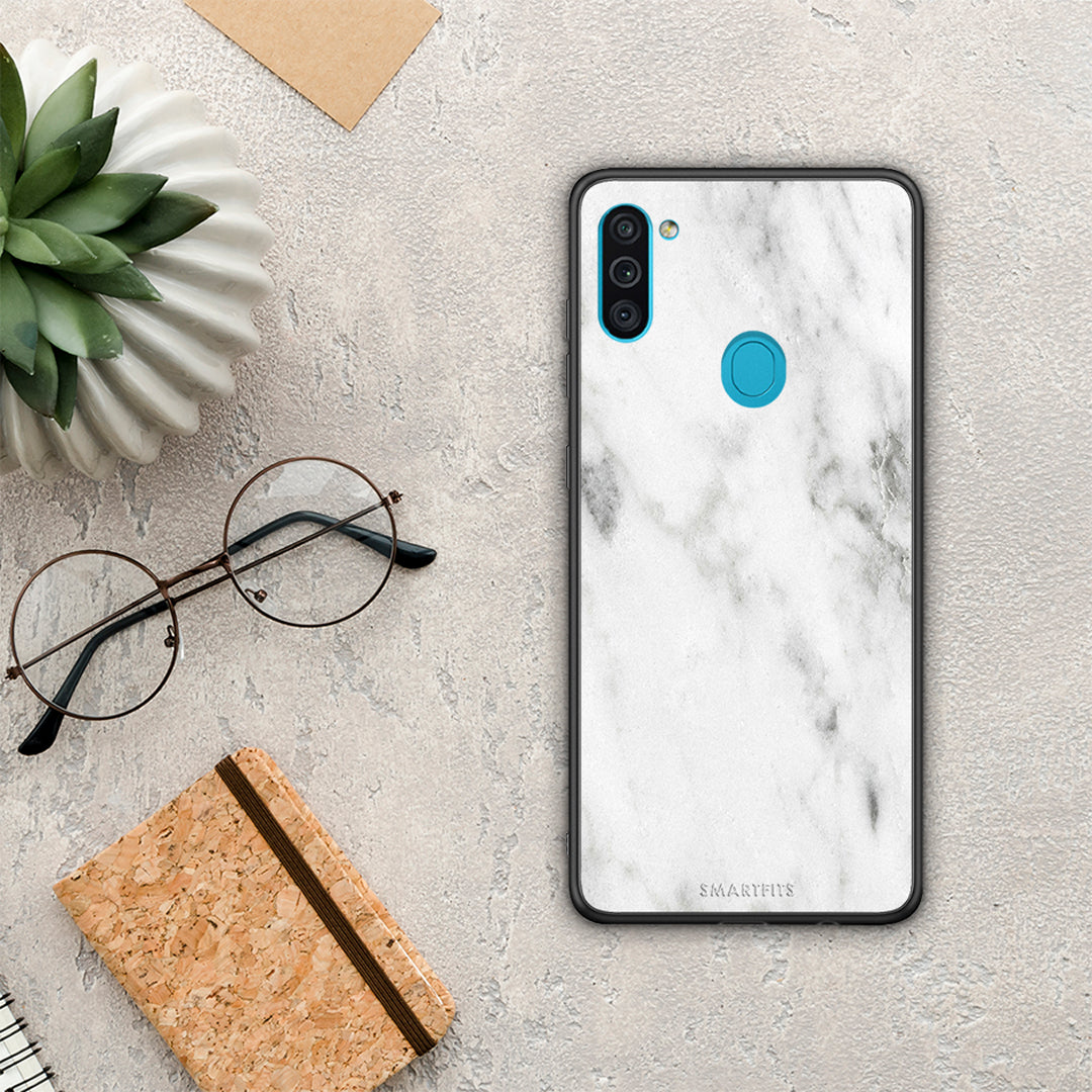 Marble White - Samsung Galaxy A11 / M11 θήκη