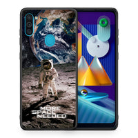 Thumbnail for Θήκη Samsung A11/M11 More Space από τη Smartfits με σχέδιο στο πίσω μέρος και μαύρο περίβλημα | Samsung A11/M11 More Space case with colorful back and black bezels
