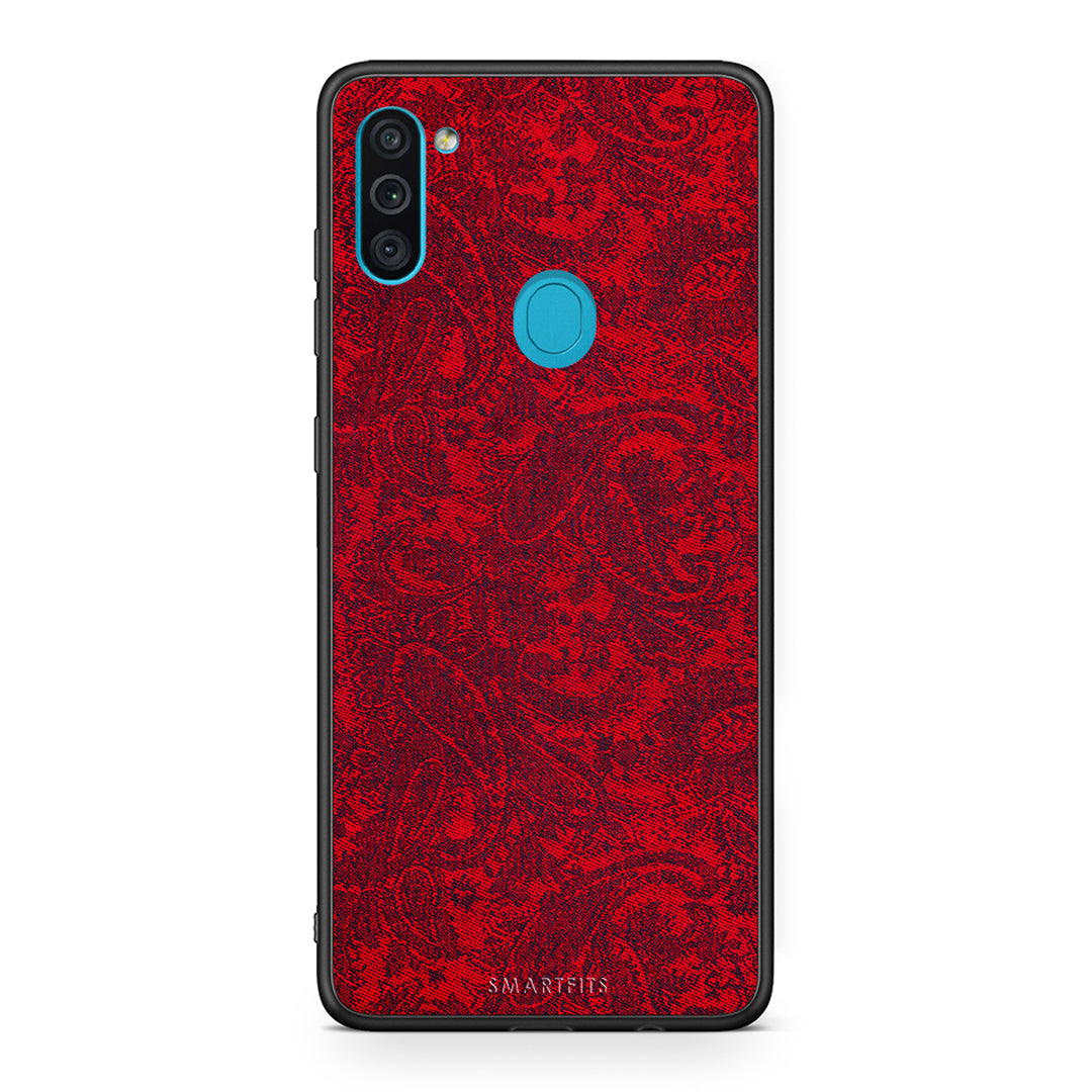 Samsung A11/M11 Paisley Cashmere θήκη από τη Smartfits με σχέδιο στο πίσω μέρος και μαύρο περίβλημα | Smartphone case with colorful back and black bezels by Smartfits