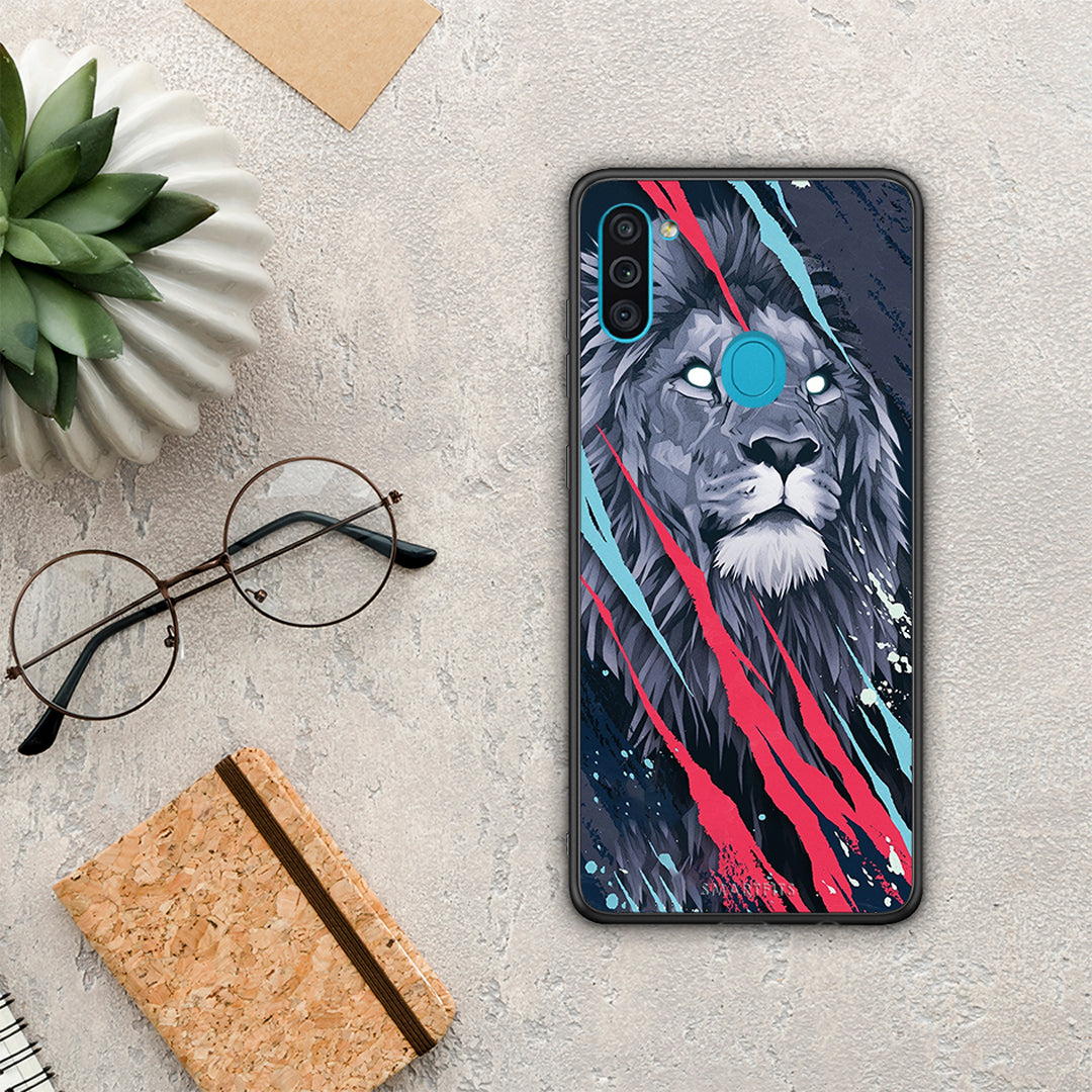 PopArt Lion Designer - Samsung Galaxy A11 / M11 θήκη