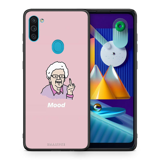 Θήκη Samsung A11/M11 Mood PopArt από τη Smartfits με σχέδιο στο πίσω μέρος και μαύρο περίβλημα | Samsung A11/M11 Mood PopArt case with colorful back and black bezels