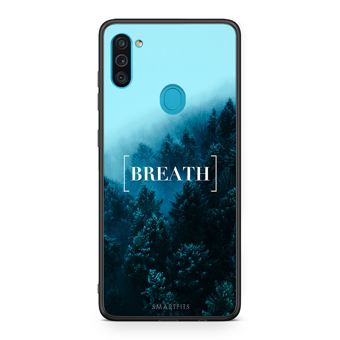 4 - Samsung A11/M11 Breath Quote case, cover, bumper