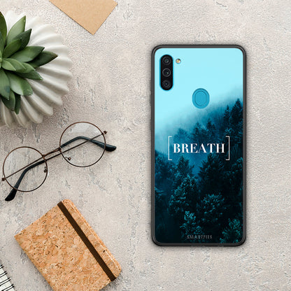 Quote Breath - Samsung Galaxy A11 / M11 θήκη