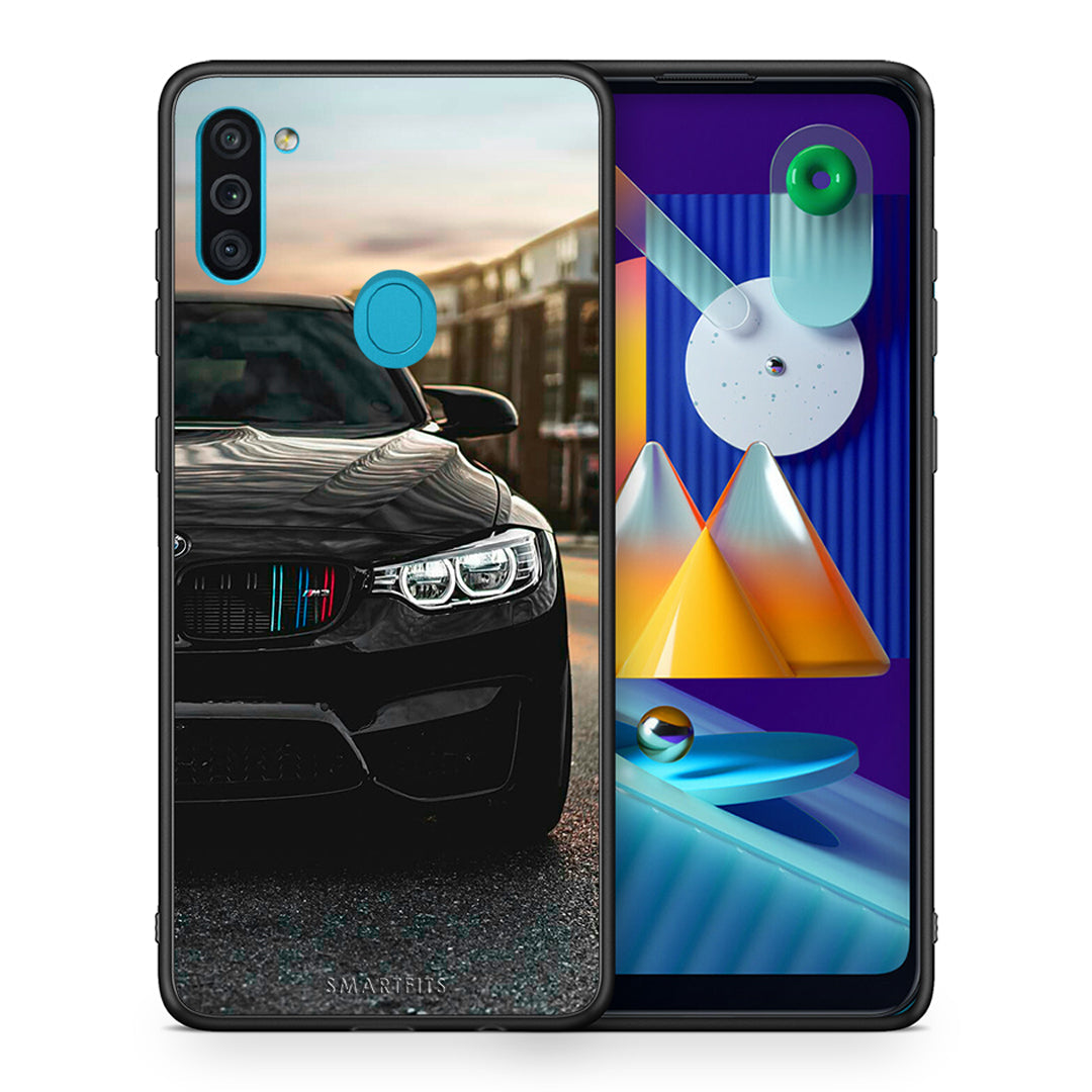 Θήκη Samsung A11/M11 M3 Racing από τη Smartfits με σχέδιο στο πίσω μέρος και μαύρο περίβλημα | Samsung A11/M11 M3 Racing case with colorful back and black bezels