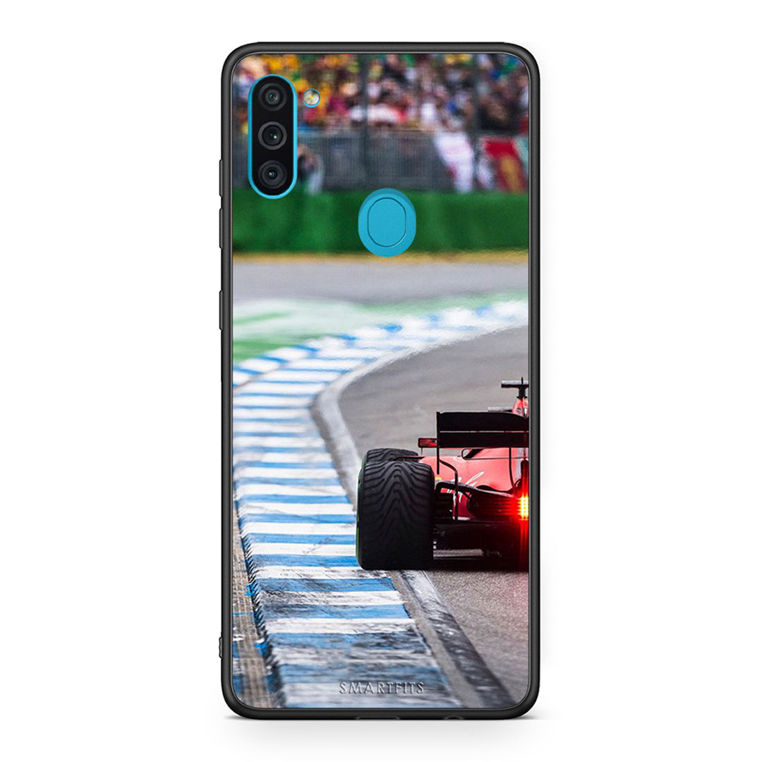 Samsung A11/M11 Racing Vibes θήκη από τη Smartfits με σχέδιο στο πίσω μέρος και μαύρο περίβλημα | Smartphone case with colorful back and black bezels by Smartfits