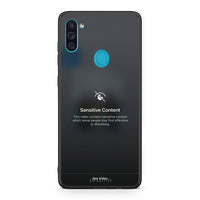 Thumbnail for Samsung A11/M11 Sensitive Content θήκη από τη Smartfits με σχέδιο στο πίσω μέρος και μαύρο περίβλημα | Smartphone case with colorful back and black bezels by Smartfits
