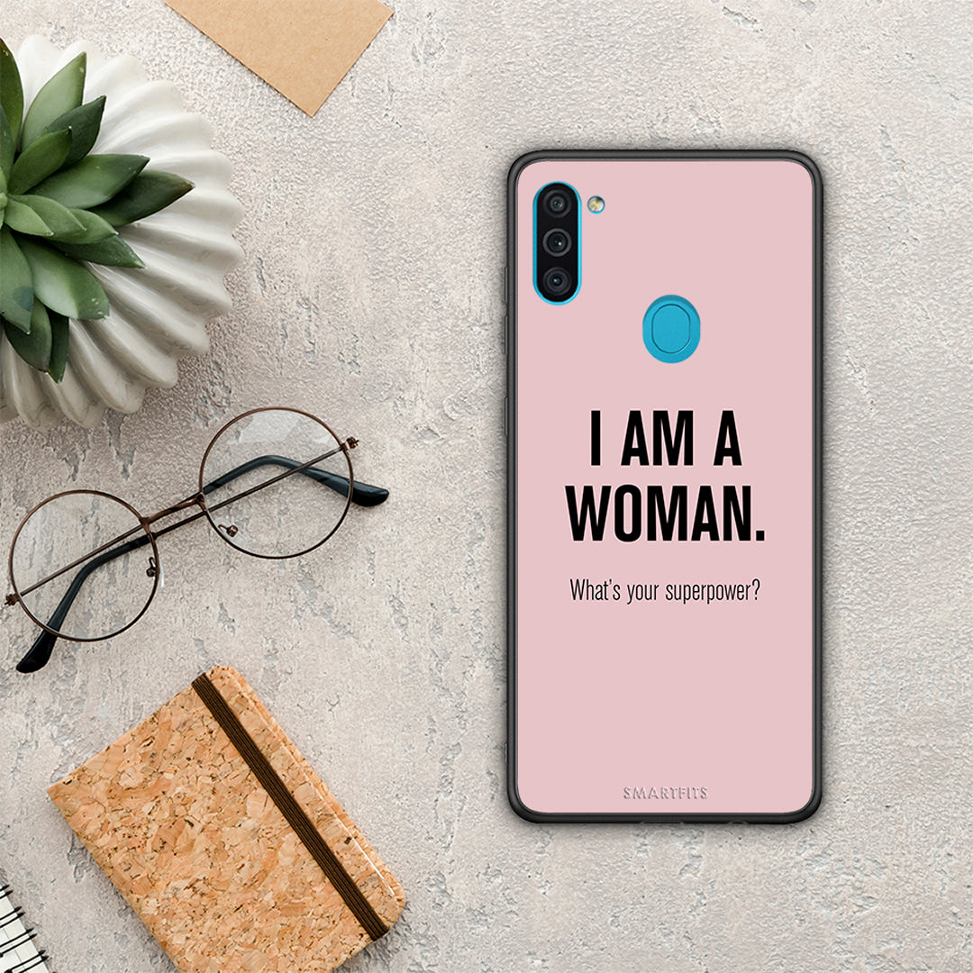Superpower Woman - Samsung Galaxy A11 / M11 θήκη