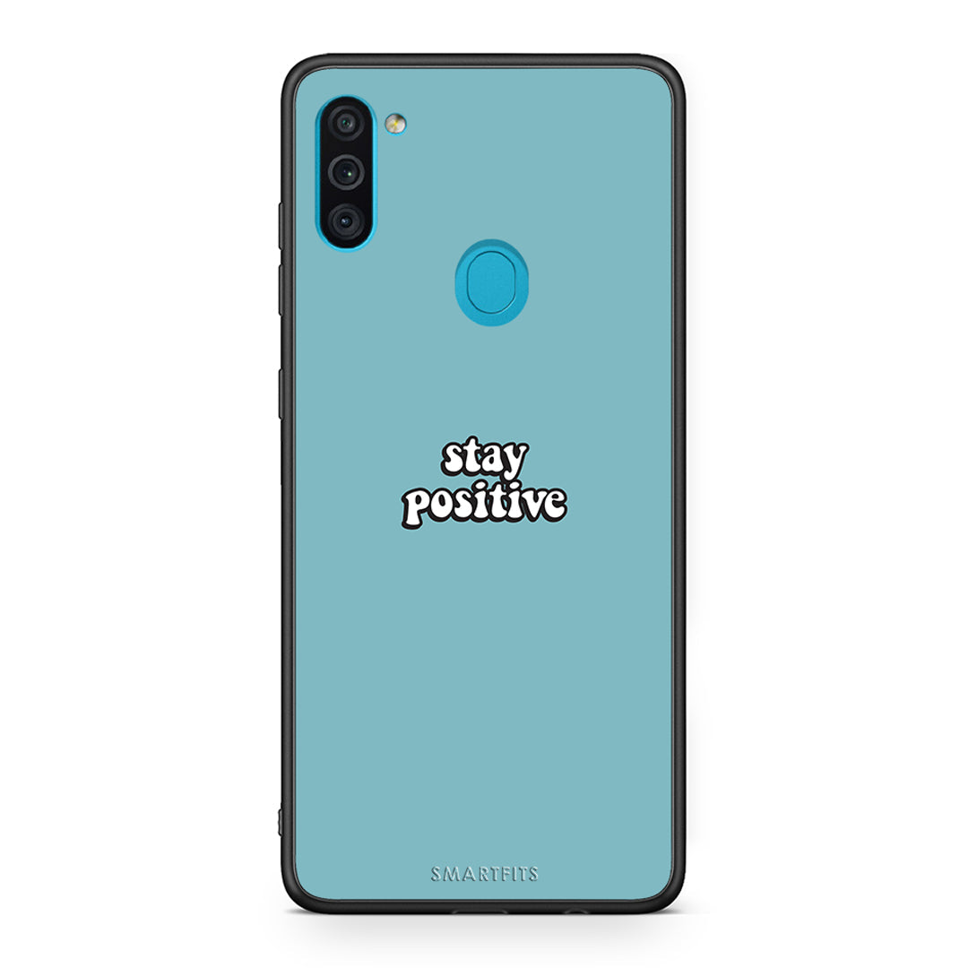 4 - Samsung A11/M11 Positive Text case, cover, bumper