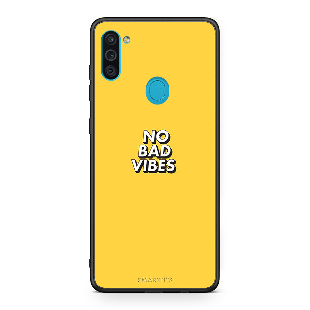 4 - Samsung A11/M11 Vibes Text case, cover, bumper