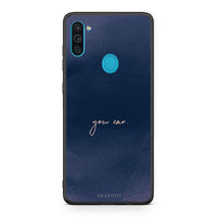 Thumbnail for Samsung A11/M11 You Can θήκη από τη Smartfits με σχέδιο στο πίσω μέρος και μαύρο περίβλημα | Smartphone case with colorful back and black bezels by Smartfits
