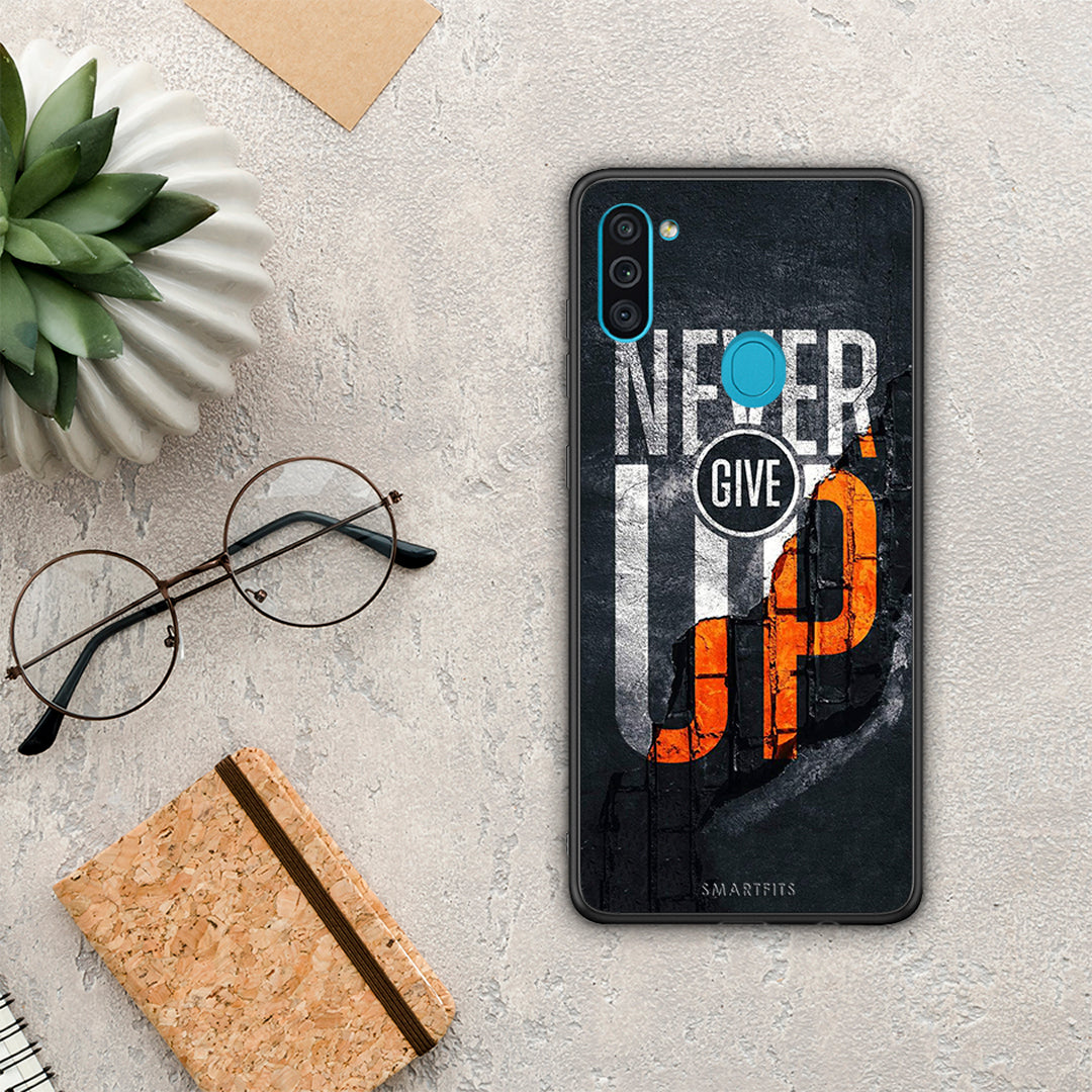 Never Give Up - Samsung Galaxy A11 / M11 θήκη