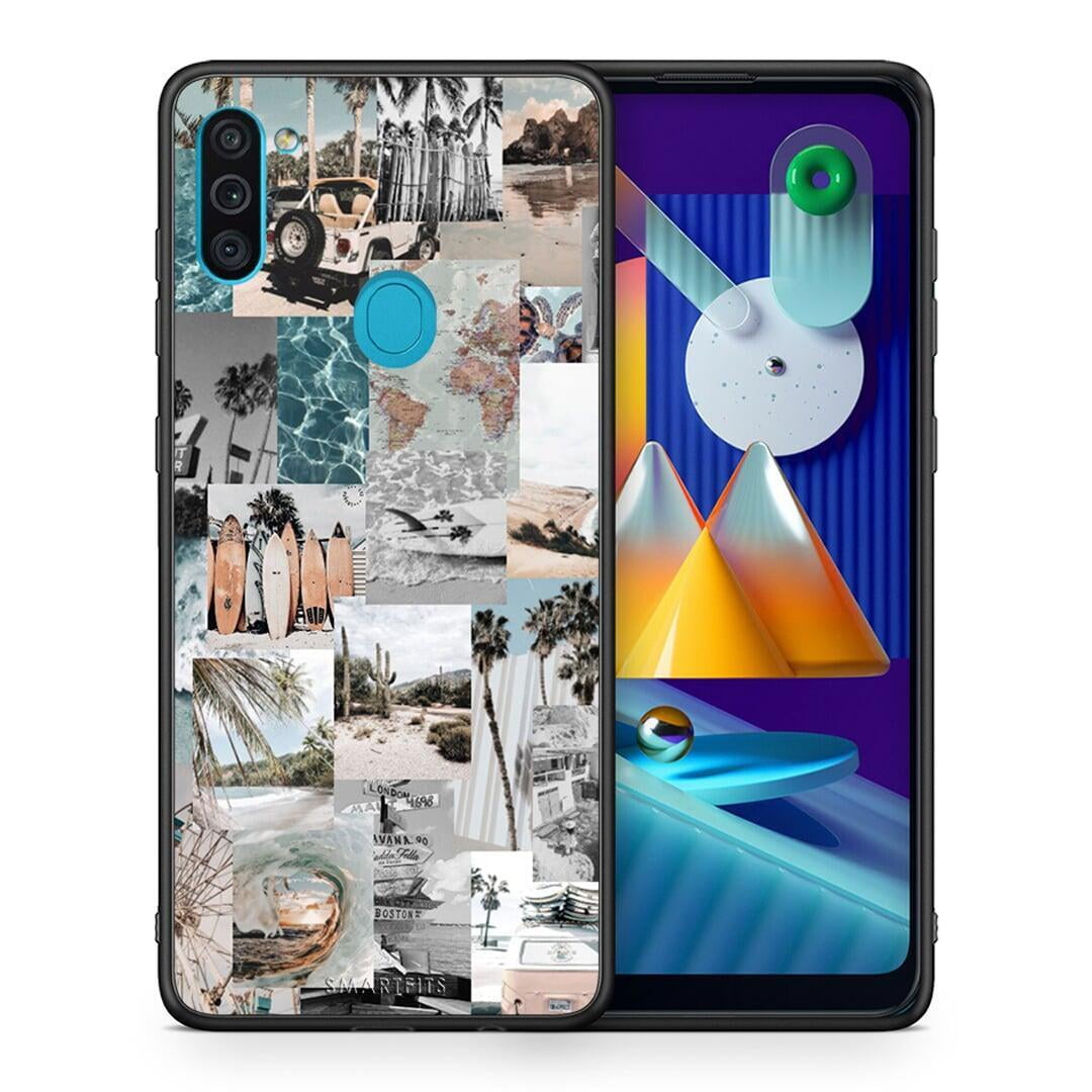 Θήκη Samsung A11 / M11 Retro Beach Life από τη Smartfits με σχέδιο στο πίσω μέρος και μαύρο περίβλημα | Samsung A11 / M11 Retro Beach Life case with colorful back and black bezels