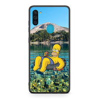 Thumbnail for Samsung A11 / M11 Summer Happiness Θήκη από τη Smartfits με σχέδιο στο πίσω μέρος και μαύρο περίβλημα | Smartphone case with colorful back and black bezels by Smartfits