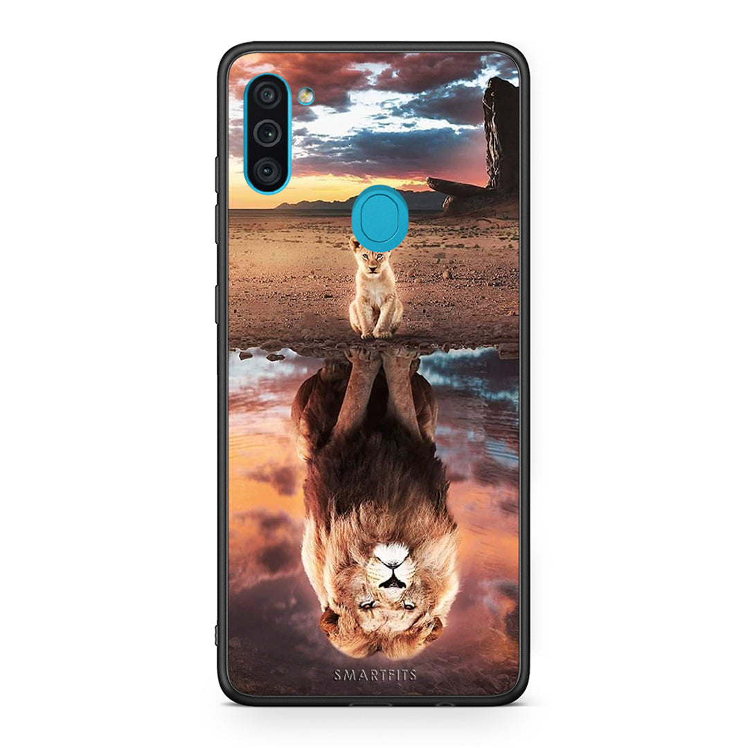 Samsung A11 / M11 Sunset Dreams Θήκη Αγίου Βαλεντίνου από τη Smartfits με σχέδιο στο πίσω μέρος και μαύρο περίβλημα | Smartphone case with colorful back and black bezels by Smartfits