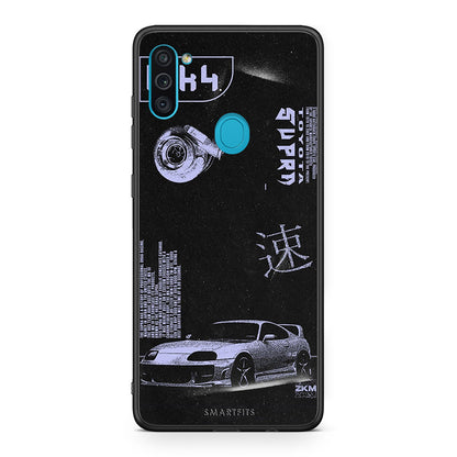 Samsung A11 / M11 Tokyo Drift Θήκη Αγίου Βαλεντίνου από τη Smartfits με σχέδιο στο πίσω μέρος και μαύρο περίβλημα | Smartphone case with colorful back and black bezels by Smartfits