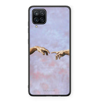 Thumbnail for Samsung A12 Adam Hand θήκη από τη Smartfits με σχέδιο στο πίσω μέρος και μαύρο περίβλημα | Smartphone case with colorful back and black bezels by Smartfits