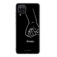 Thumbnail for Samsung A12 Always & Forever 1 Θήκη Αγίου Βαλεντίνου από τη Smartfits με σχέδιο στο πίσω μέρος και μαύρο περίβλημα | Smartphone case with colorful back and black bezels by Smartfits