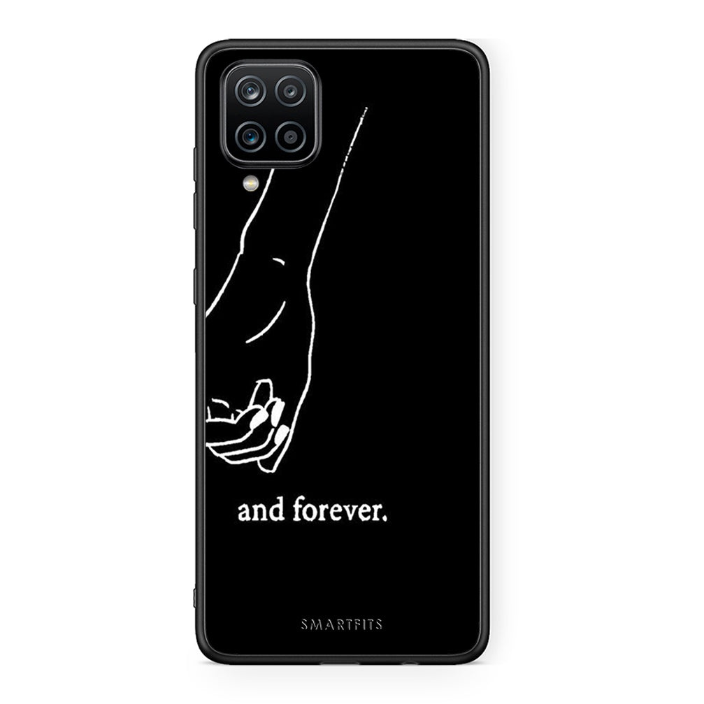 Samsung A12 Always & Forever 2 Θήκη Αγίου Βαλεντίνου από τη Smartfits με σχέδιο στο πίσω μέρος και μαύρο περίβλημα | Smartphone case with colorful back and black bezels by Smartfits