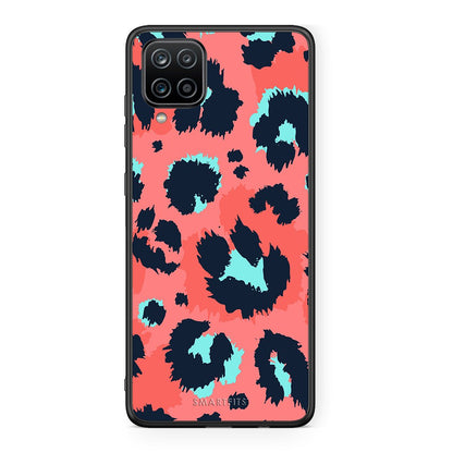 22 - Samsung A12 Pink Leopard Animal case, cover, bumper