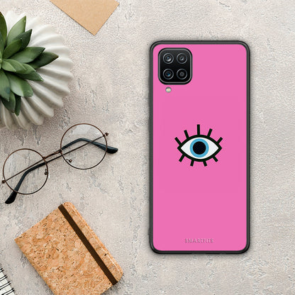 Blue Eye Pink - Samsung Galaxy A12 θήκη
